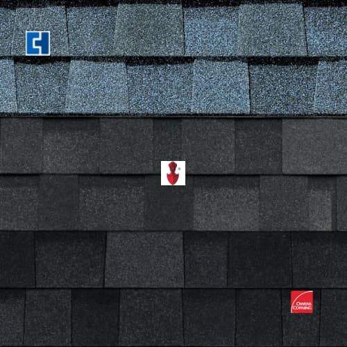 Slog - Roofers choice on shingles featuring Certainteed, IKO and Owens Cornings for roofing material.