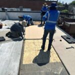 Flat Roof Coating Project using Castagra Ecodur+ - Chicago